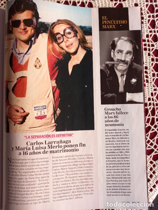 Collection Magazines and Newspapers: carlos larra&ntilde;aga maria luisa merlo GROUCHO MARX