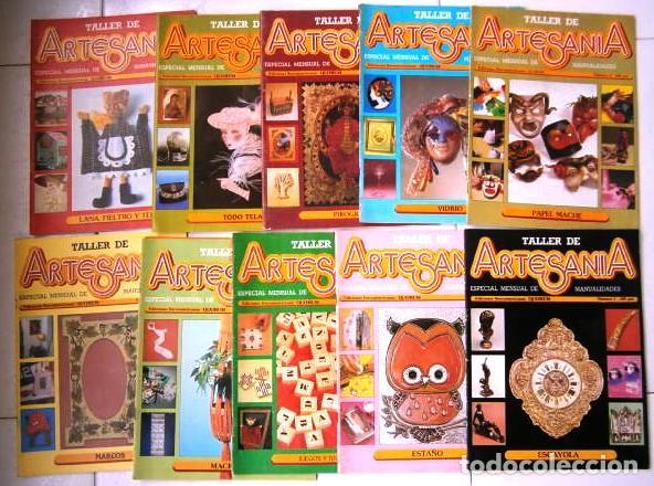 Coleccionismo de Revistas y Peri&oacute;dicos: Lote Revistas Taller de Artesan&iacute;a 10R / J. Antonio y J. Luis Valverde / Ed. Iberoamericanas Quorum