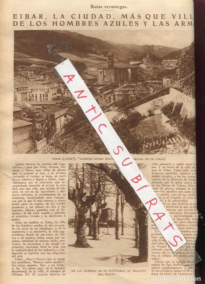 Coleccionismo de Revistas y Peri&oacute;dicos: ABC A&Ntilde; 1929 EIBAR ESCUELA DE ARMERIA MECANICA SANTA MARIA LA REAL JUGUETE OBEDIENTE A LA VOZ HUMANA
