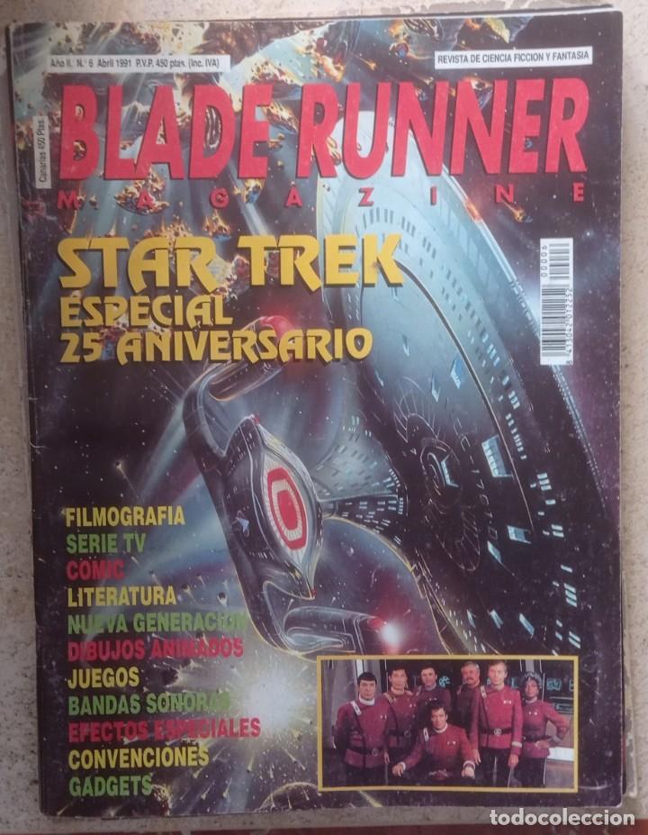 Coleccionismo de revistas y peri&oacute;dicos: Blade RunnerMagazine. Especial 25 ANIVERSARIO STAR TREK - n&uacute;mero 6 abril 1991