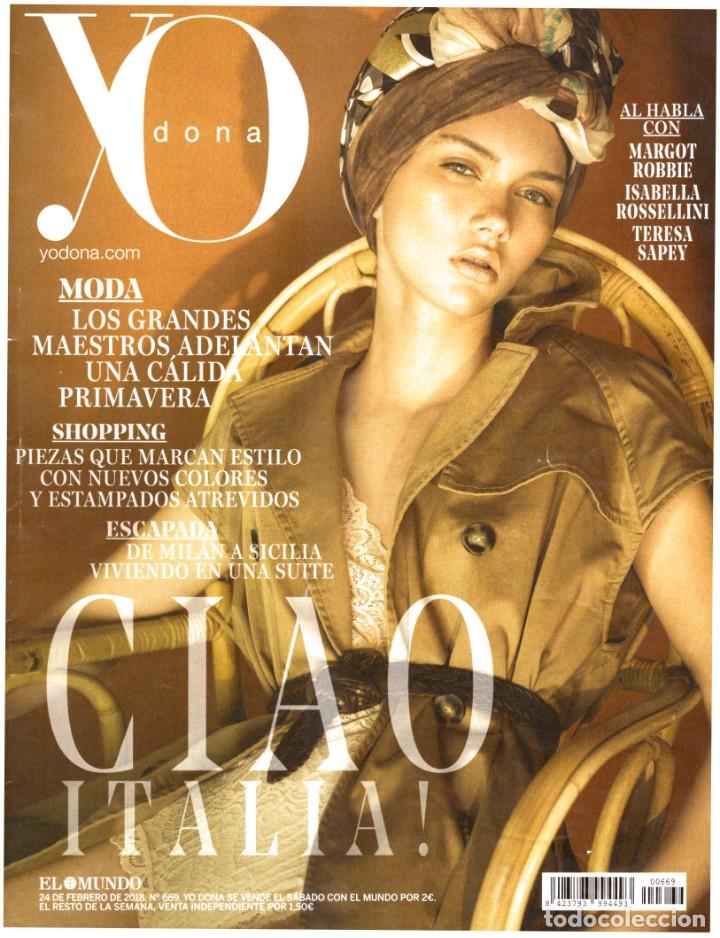 Coleccionismo de revistas y peri&oacute;dicos: REVISTA YO DONA: SOFIA STEINGBERG / SARA MONTIEL / ALINA ZAGUITOVA / ISABELLA ROSSELLINI