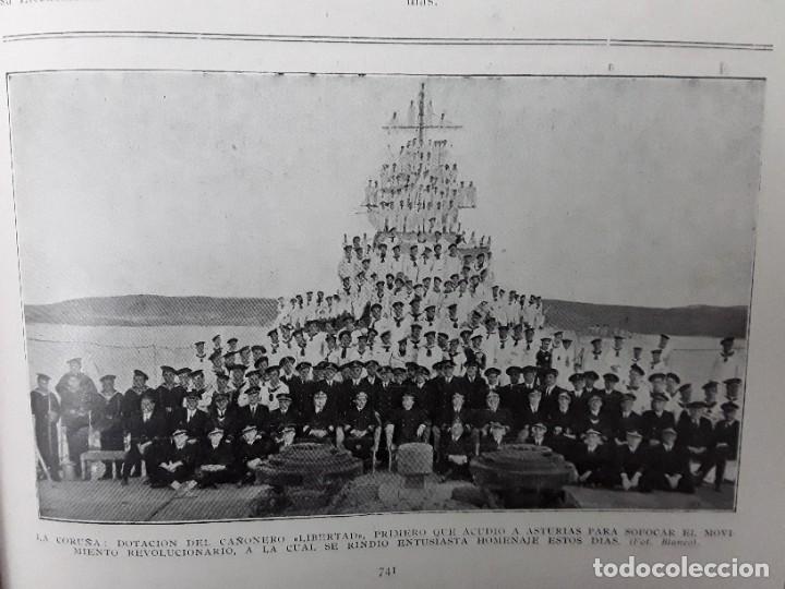 Collezionismo di Riviste e Giornali: CORU&Ntilde;A CA&Ntilde;ONERO LIBERTAD PRIMERO QUE ACUDIO A ASTURIAS A SOFOCAR EL MOVIMIENTO REVOLUCIONARIO 1934
