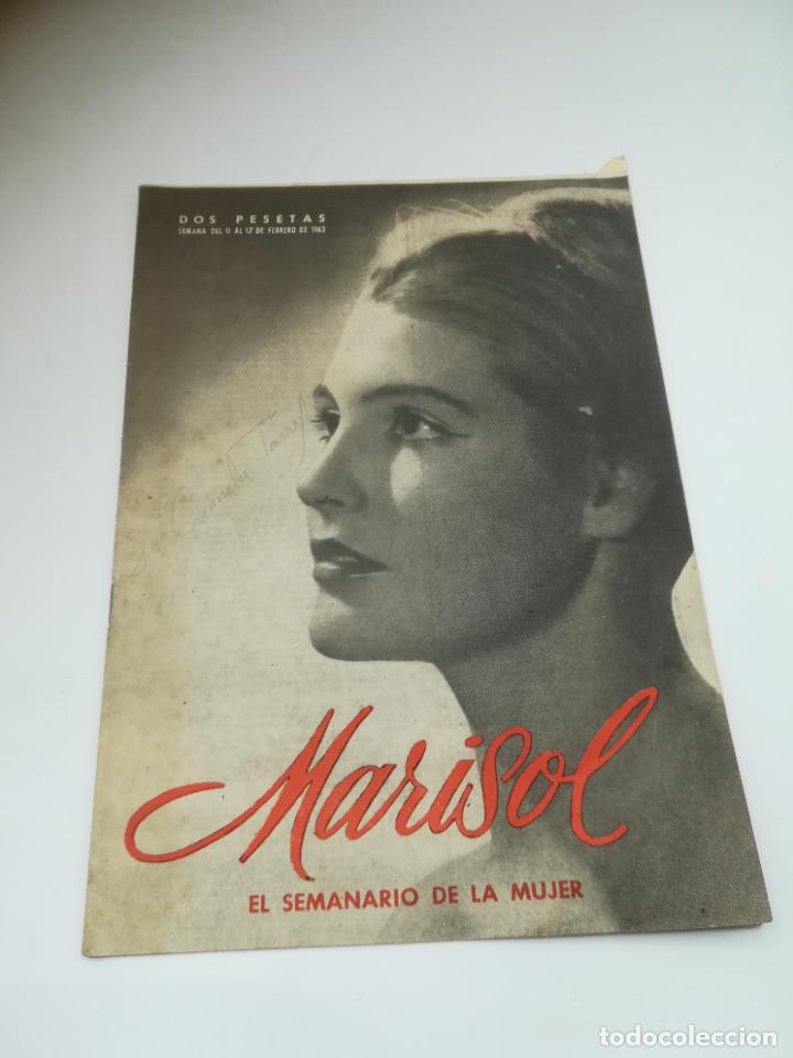 Colecionismo de Revistas e Jornais: MARISOL. EL SEMANARIO DE LA MUJER. N&ordm; 463. DEL 11 AL 17/2 DE 1963. VER