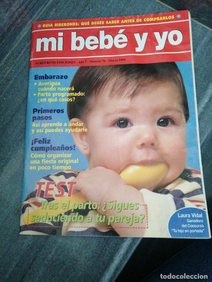 Coleccionismo de revistas y peri&oacute;dicos: Revista Mi bebe y yo N&deg; 70 a&ntilde;o 1998 parto ni&ntilde;os padres embarazo hijo madres lactancia
