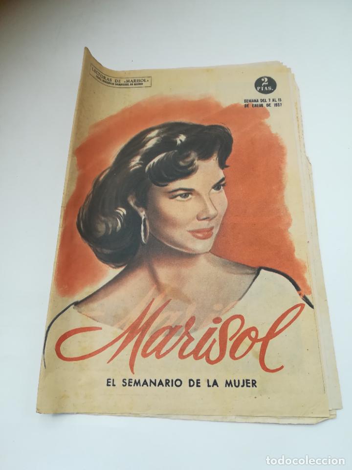 Coleccionismo de revistas y peri&oacute;dicos: MARISOL. EL SEMANARIO DE LA MUJER. N&ordm; 154. DEL 7 AL 13/1 DE 1957. PORTADA ANITA INOCENCIO DOMINGUEZ