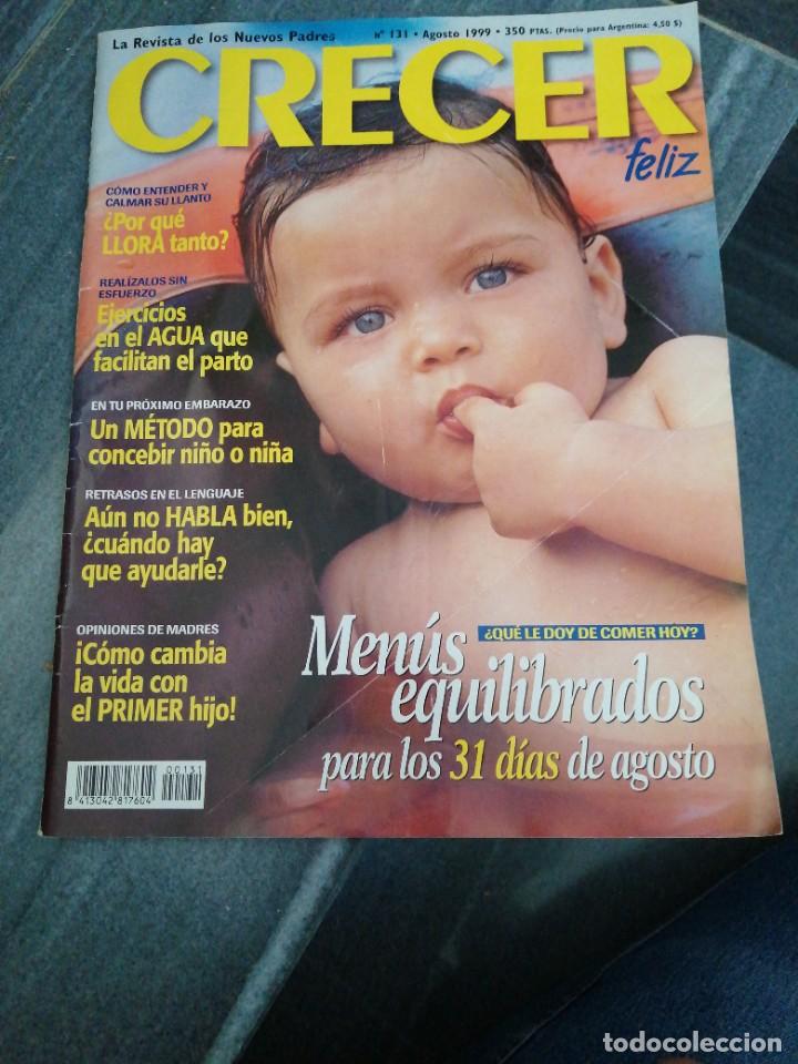 Coleccionismo de revistas y peri&oacute;dicos: Revista Crecer bebe N&deg; 131 a&ntilde;o 1999 parto ni&ntilde;os padres embarazo hijo madres lactancia