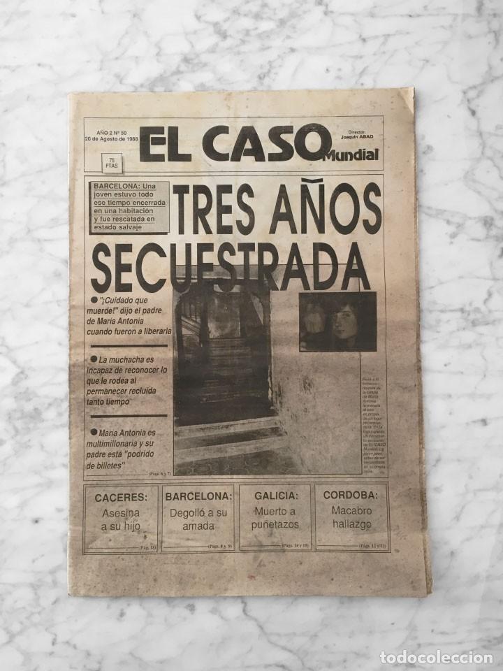 Coleccionismo de Revistas y Peri&oacute;dicos: EL CASO - N&ordm; 50 - 1988 - TRES A&Ntilde;OS SECUESTRADA, PARRICIDIOS ENTRE GENTE BIEN, DEGOLLO A SU AMADA