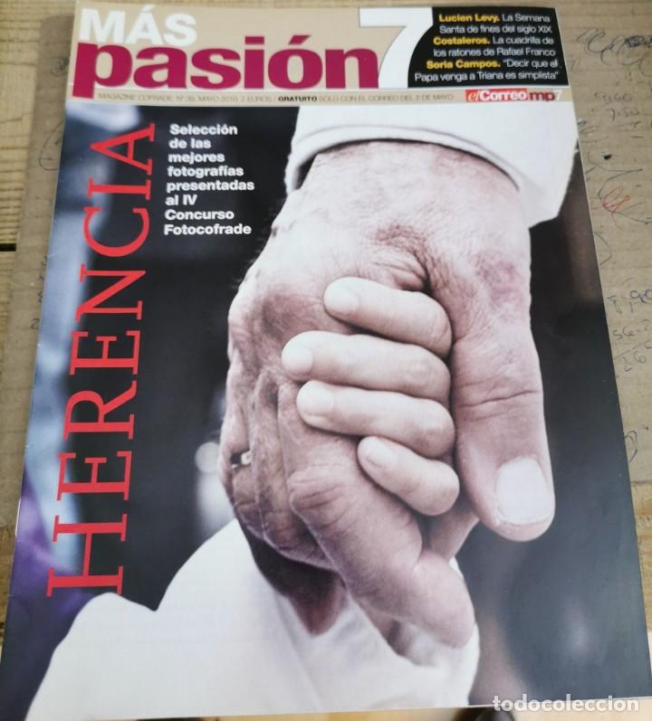 Coleccionismo de Revistas y Peri&oacute;dicos: REVISTA COFRADE SEMANA SANTA SEVILLA - MAS PASION 7, n&ordm; 39, MAYO 2010