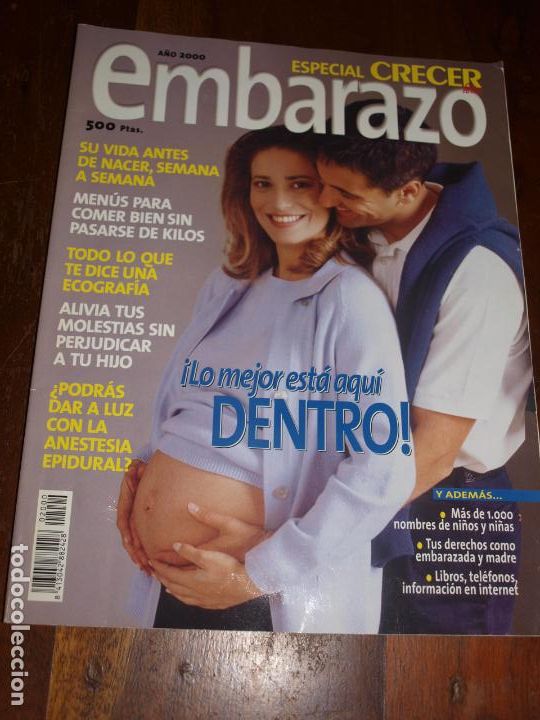 Coleccionismo de Revistas y Peri&oacute;dicos: REVISTA ESPECIAL CRECER EMBARAZO, A&Ntilde;O 2000.