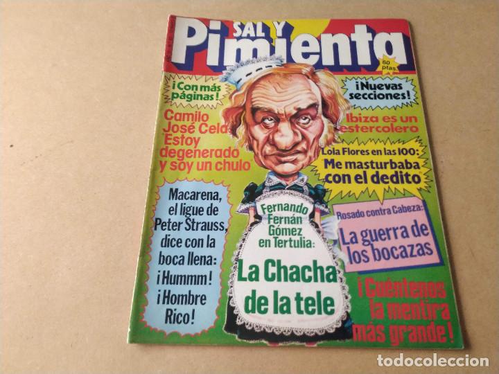 Collezionismo di Riviste e Giornali: SAL Y PIMIENTA N&ordm; 85 - F. FERN&Aacute;N G&Oacute;MEZ - CELA - LOLA FLORES - PEL&Eacute;