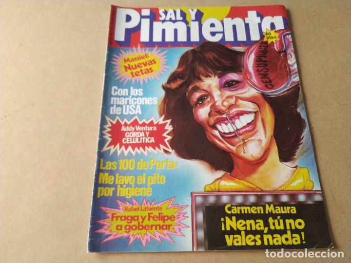 Collezionismo di Riviste e Giornali: SAL Y PIMIENTA N&ordm; 112 - CARMEN MAURA - MASSIEL - PABLO PORTA