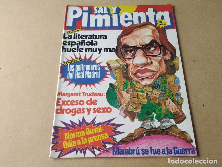 Coleccionismo de Revistas y Peri&oacute;dicos: SAL Y PIMIENTA N&ordm; 132 - ALFONSO GUERRA - NORMA DUVAL - PERALES - BOSKOV