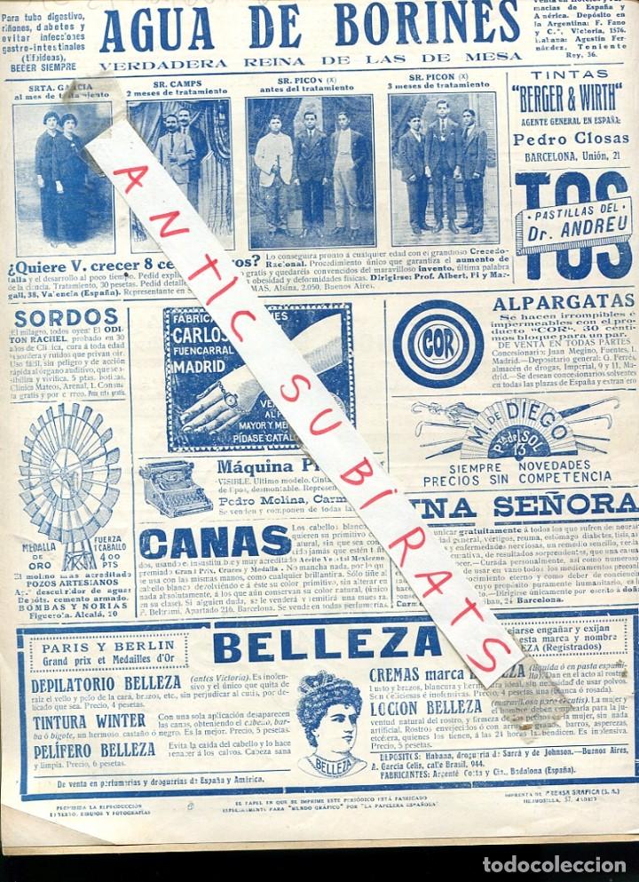 Coleccionismo de revistas y peri&oacute;dicos: REVISTA ENTERA A&Ntilde;O 1920 AGUA DE BORINES POZOS ARTESIANOS BOMBAS NORIAS