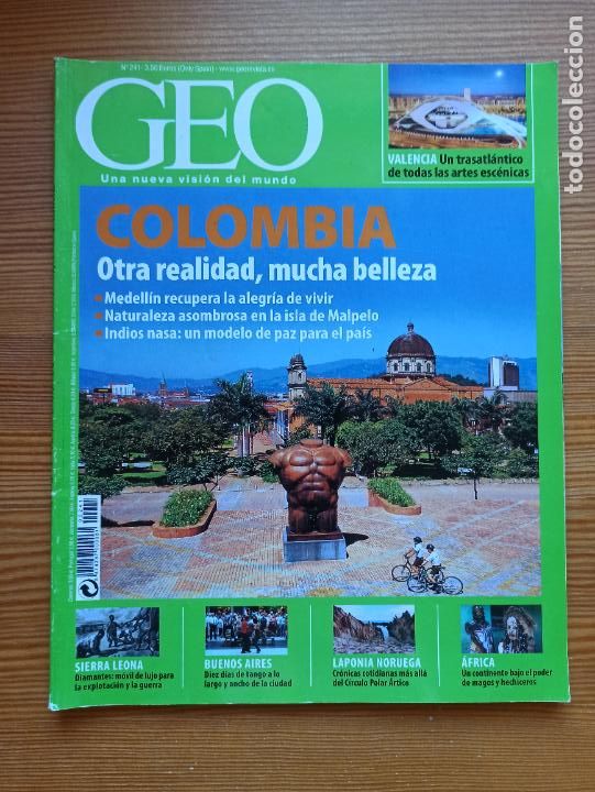 Coleccionismo de revistas y peri&oacute;dicos: REVISTA GEO N&ordm; 241 - COLOMBIA (R1)