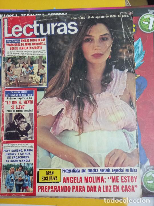 Coleccionismo de Revistas y Peri&oacute;dicos: recorte portada lecturas angela molina 1980