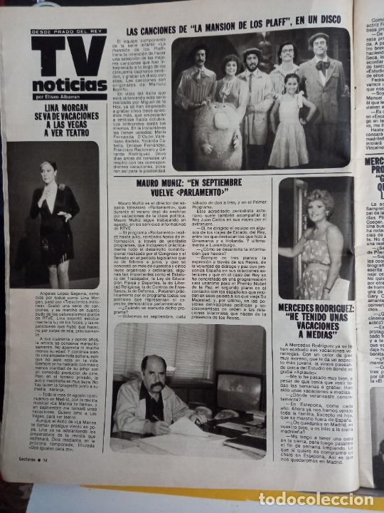 Coleccionismo de Revistas y Peri&oacute;dicos: MERCEDES RODRIGUEZ LINA MORGAN MAURO MU&Ntilde;IZ LA MANSION DE LOS PLAFF
