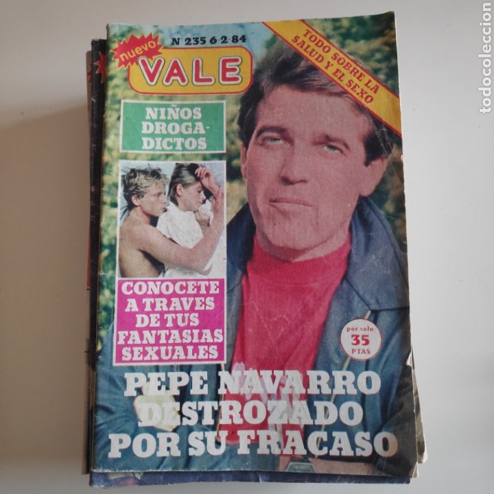 Coleccionismo de Revistas y Peri&oacute;dicos: NUEVO VALE 235 PEPE NAVARRO NI&Ntilde;OS DROGADICTOS CHICA DE LA SEMANA POSTER HUMPHREY BOGART