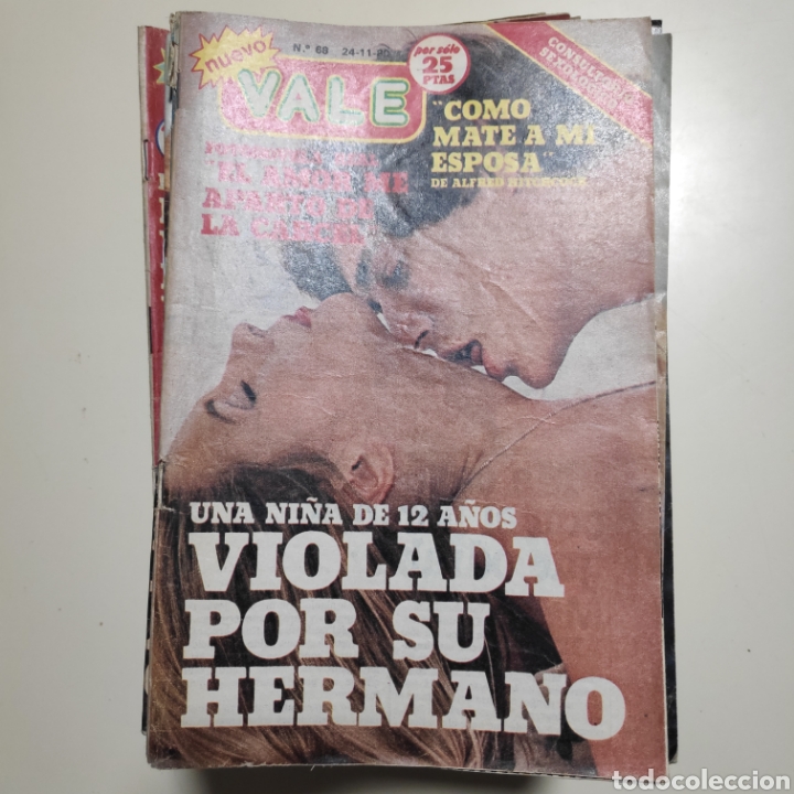 Coleccionismo de Revistas y Peri&oacute;dicos: NUEVO VALE 68 VIOLADA POR SU HERMANO RELATO ALFRED HITCHCOCK FOTONOVELA CARCEL