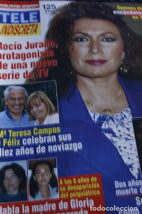 Coleccionismo de Revistas y Peri&oacute;dicos: ROCIO JURADO PADRE APELES MARIA TERESA CAMPOS RAFFAELLA CARRA TELE INDISCRETA 1997