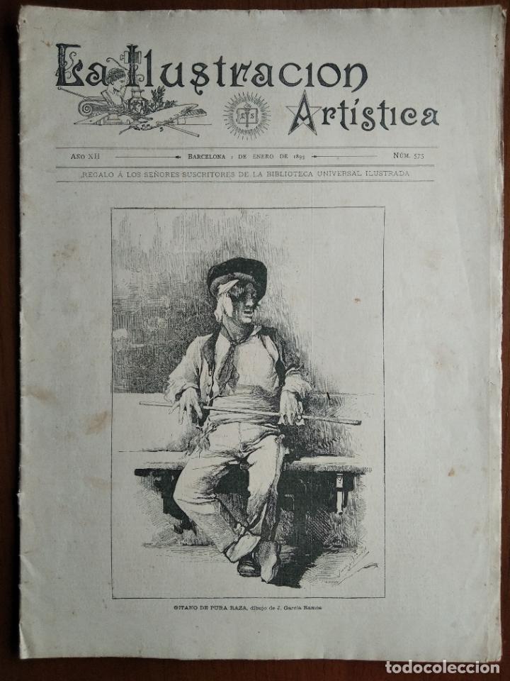 Coleccionismo de revistas y peri&oacute;dicos: La Ilustraci&oacute;n Art&iacute;stica. 2 de enero de 1893. N&uacute;m. 575