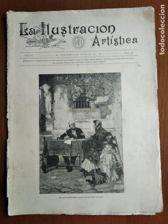 Coleccionismo de Revistas y Peri&oacute;dicos: La Ilustraci&oacute;n Art&iacute;stica. 20 de marzo de 1893. N&uacute;m. 586