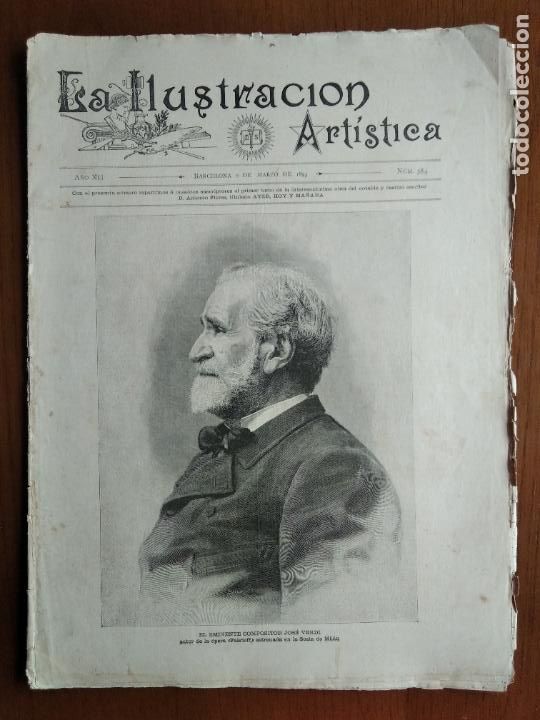 Colecionismo de Revistas e Jornais: La Ilustraci&oacute;n Art&iacute;stica. 6 de marzo de 1893. N&uacute;m. 584