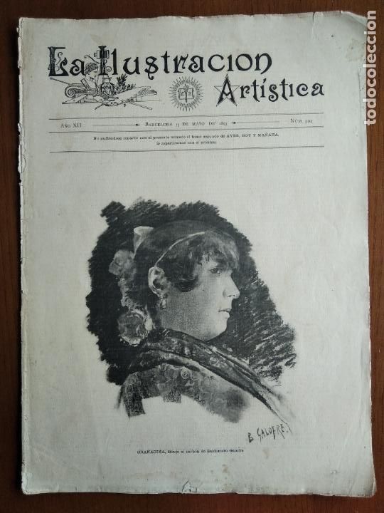 Coleccionismo de Revistas y Peri&oacute;dicos: La Ilustraci&oacute;n Art&iacute;stica. 15 de mayo de 1893. N&uacute;m. 594