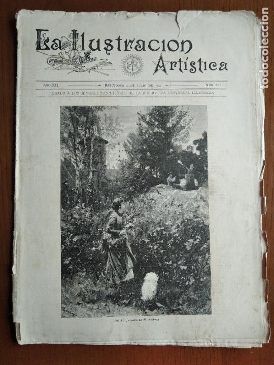 Coleccionismo de Revistas y Peri&oacute;dicos: La Ilustraci&oacute;n Art&iacute;stica. 10 de julio de 1893. N&uacute;m. 602