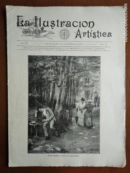 Sammeln von Zeitschriften und Zeitungen: La Ilustraci&oacute;n Art&iacute;stica. 11 de septiembre de 1893. N&uacute;m. 611