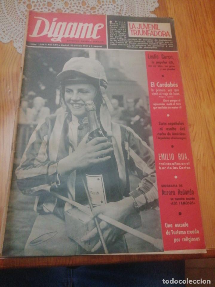 Coleccionismo de Revistas y Peri&oacute;dicos: D&iacute;game 1294 a&ntilde;o 1964 El cordob&eacute;s Leslie Caron Emilio Rua Aurora Redondo