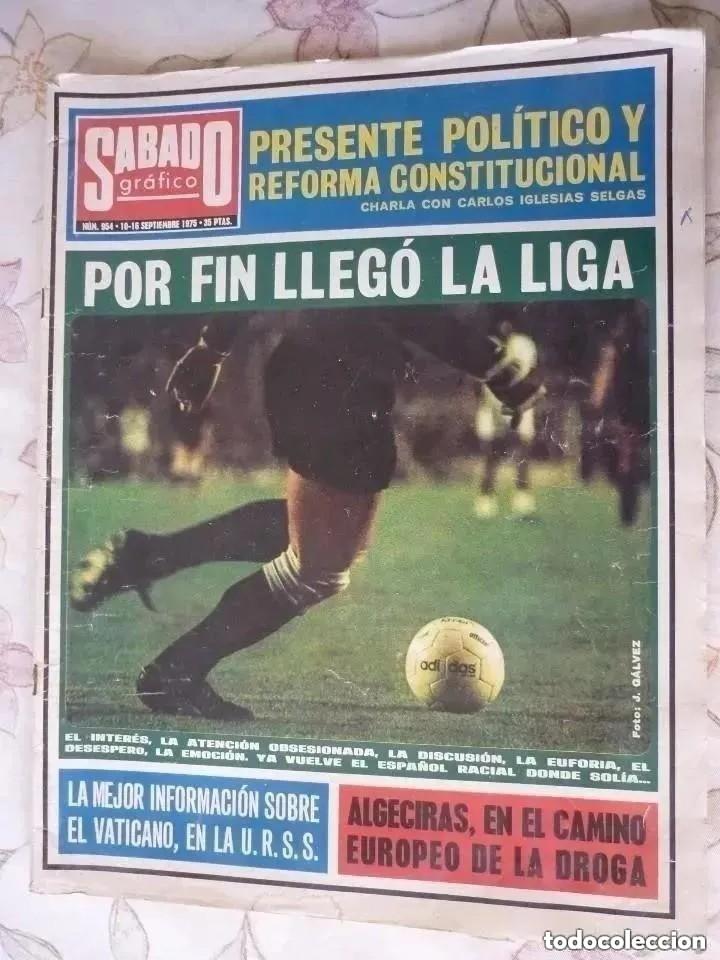 Coleccionismo de revistas y peri&oacute;dicos: REVISTA S&Aacute;BADO GR&Aacute;FICO N&ordm; 954 - 1975