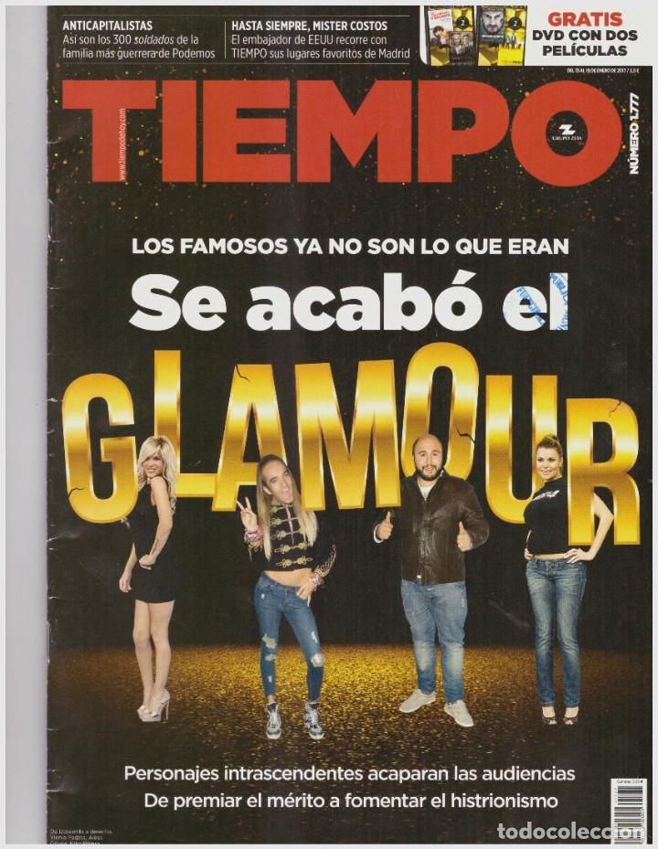 Coleccionismo de Revistas y Peri&oacute;dicos: REVISTA TIEMPO: KIKO RIVERA / MARIA LAPIEDRA / MARTA SANCHEZ / JAMES COSTOS / METALLICA