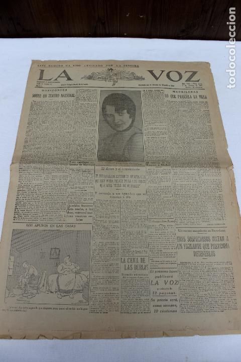 Collezionismo di Riviste e Giornali: LA VOZ DIARIO INDEPENDIENTE DE LA NOCHE N&ordm; 2170 1 OCTUBRE DE 1927
