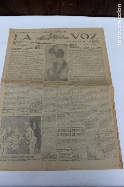 Collection Magazines and Newspapers: LA VOZ DIARIO INDEPENDIENTE DE LA NOCHE N&ordm; 2154 18 SEPTIEMBRE DE 1927