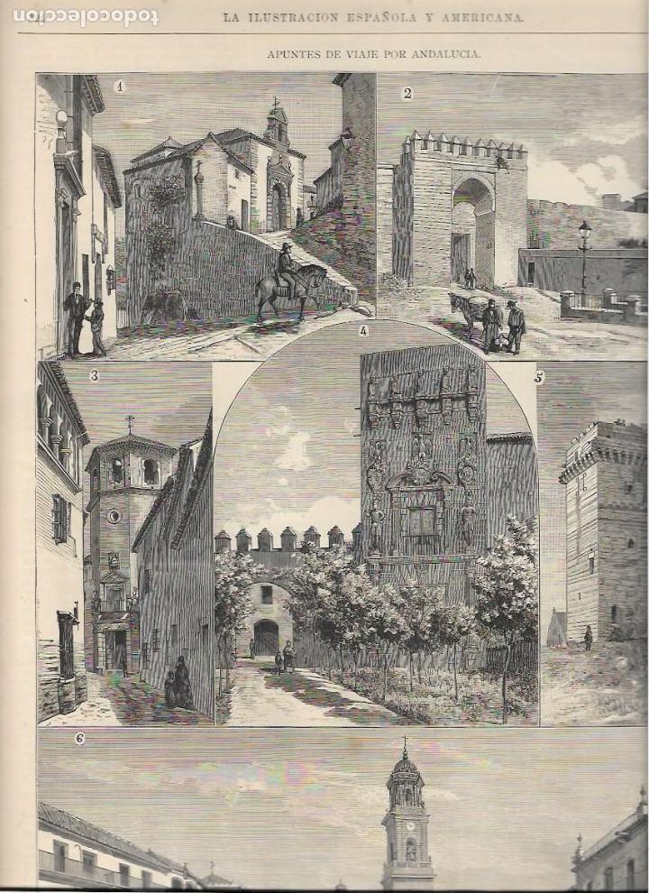 Collection Magazines and Newspapers: A&Ntilde;O 1880 CORDOBA ANDUJAR MONTORO GRABADOS SALCEDO GOMAR DANTAN ANTEQUERA GONZALO XIMENEZ DE QUESADA