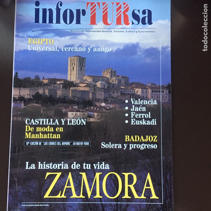 Coleccionismo de Revistas y Peri&oacute;dicos: ZAMORA LA HISTORIA DE TU VIDA EGIPTO UNIVERSAL CERCANO Y AMIGO INFORTURSA N&ordm;172. 2002