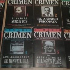 Coleccionismo de Revistas y Periódicos: LOTE DE 6 REVISTAS SUMARIO DEL CRIMEN: EL CASO DE SHARON TATE, JARABO, EL ESTRANGULADOR DE BOSTON,..