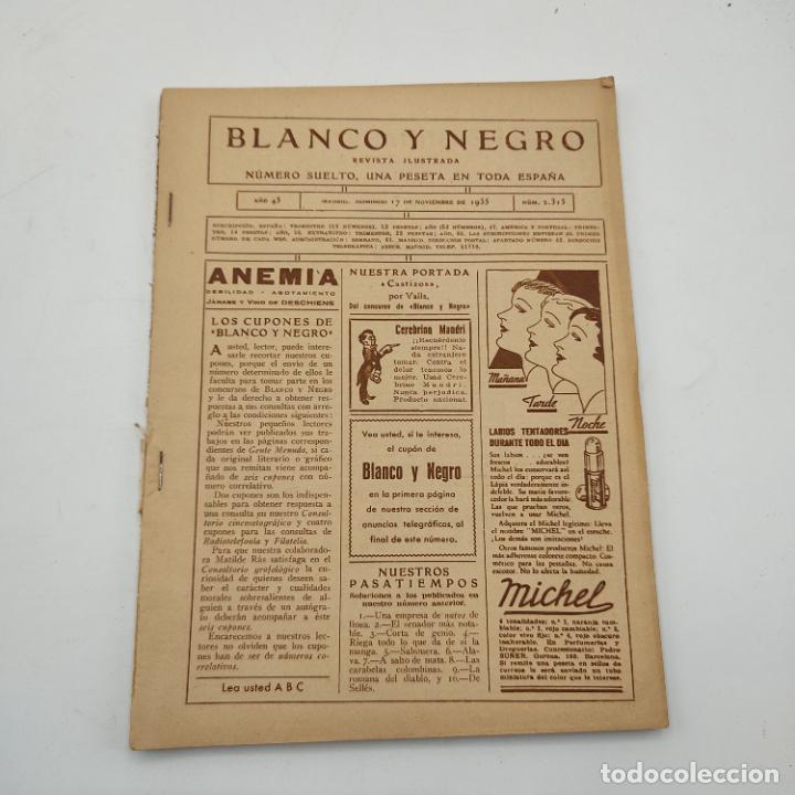 Collection Magazines and Newspapers: REVISTA. BLANCO Y NEGRO. ILUSTRADA. N&ordm;2313. A&Ntilde;O 45.1935. SIN PAGINAR. LEER. VER.