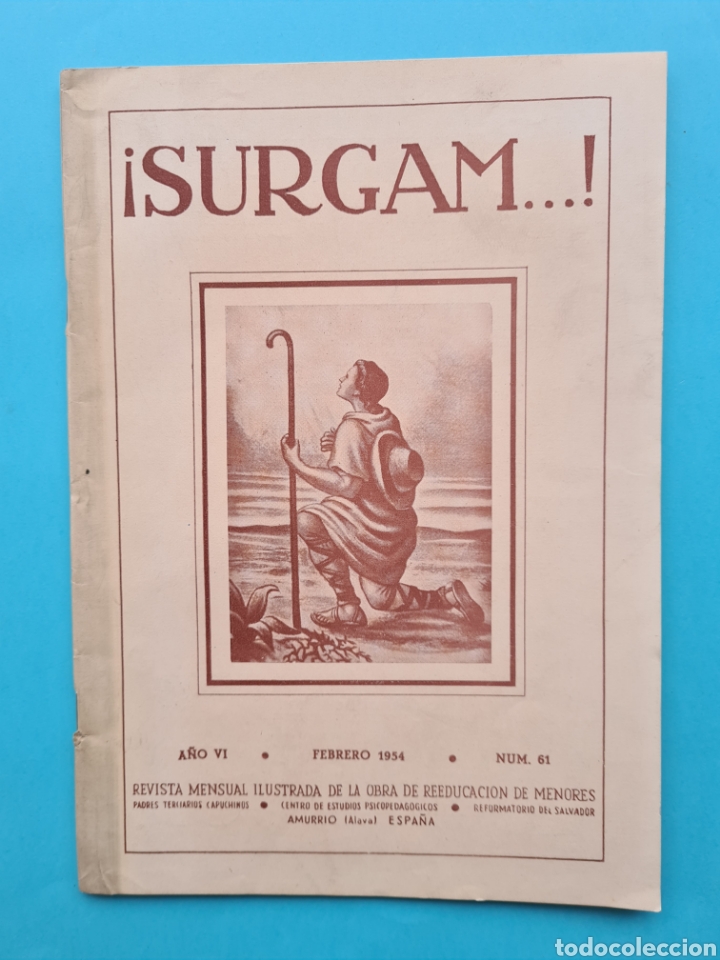 Collectionnisme de Revues et Journaux: SURGAM ...! - N&ordm; 61 FEBRERO 1954 - REVISTA &rdquo;CASA REFORMATORIO DEL SALVADOR&rdquo; AMURRIO (ALAVA)
