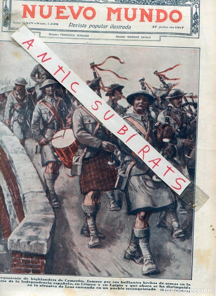 Collection Magazines and Newspapers: REVISTA A&Ntilde;O 1917 GAITAS ANTONIO DE HOYOS VINENT VALENTIN ZUBIAURRE DISTURBIOS CRUZ ROJA EN VALENCIA