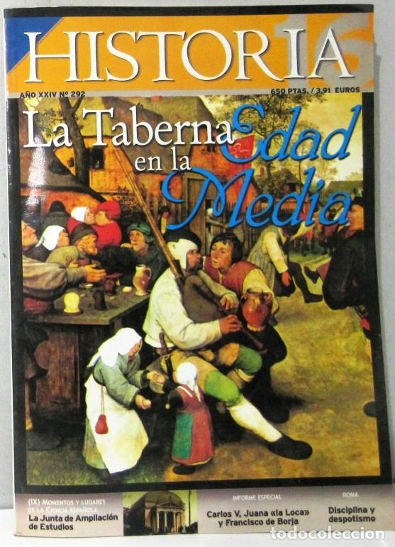 Coleccionismo de Revistas y Peri&oacute;dicos: HISTORIA - A&Ntilde;O XXIV - N&ordm; 292 - LA TABERNA EN LA EDAD MEDIA - REVISTA