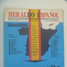 Coleccionismo de Revistas y Periódicos: HERALDO ESPAÑOL , ORGANO DE ACCION NACIONAL PROGRESISTA. ABRIL 1981. Lote 298528573