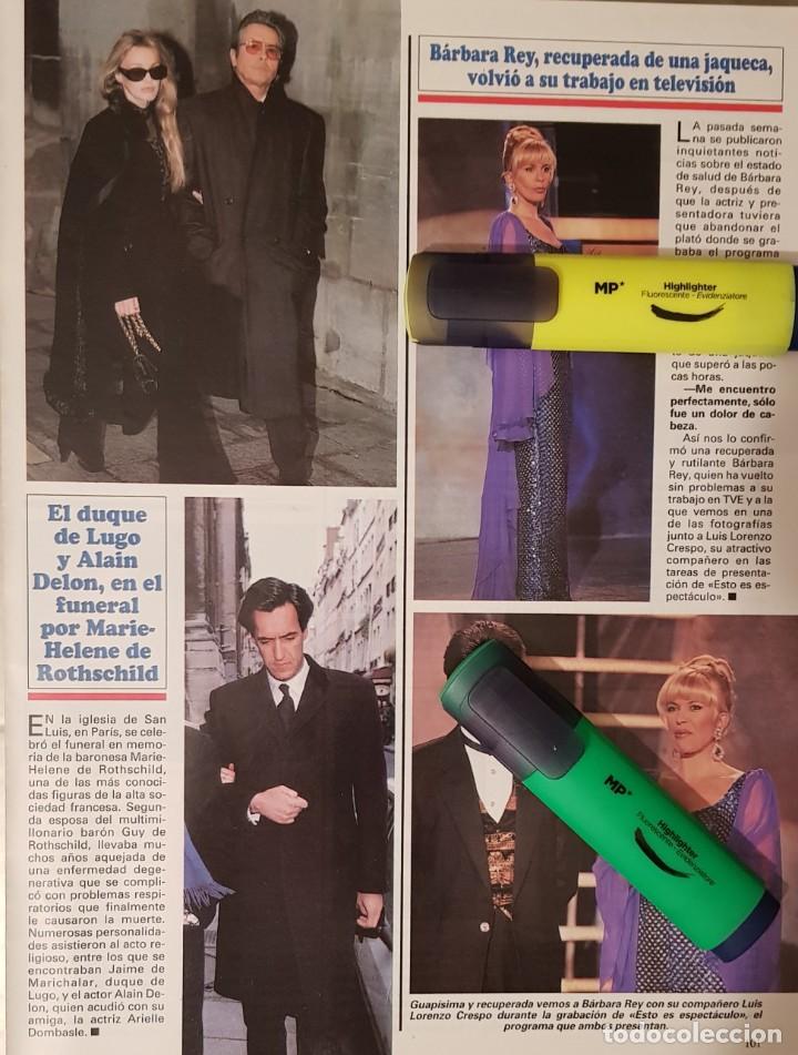 Coleccionismo de revistas y peri&oacute;dicos: Reportaje de B&aacute;rbara Rey 20.03.96