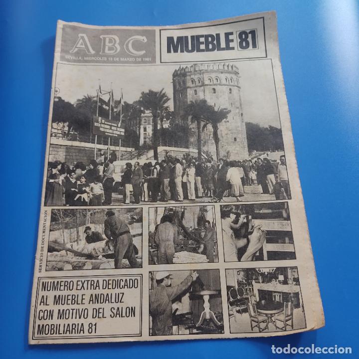 Coleccionismo de Revistas y Peri&oacute;dicos: ABC. N&ordm; EXTRA DEDICADO AL MUEBLE ANDALUZ DEL SALON MOBILIARIA 81. LEER. VER.