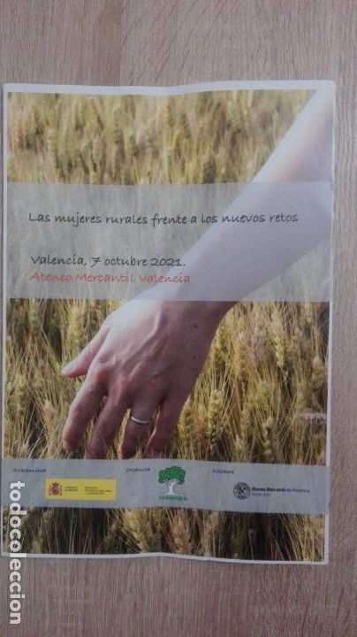 Coleccionismo de revistas y peri&oacute;dicos: LAS MUJERES RURALES FRENTE A LOS NUEVOS RETOS-VALENCIA 7/10/21-AFAMMER.