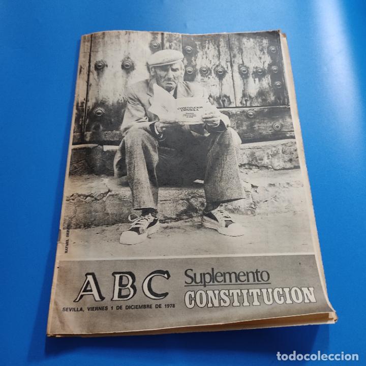 Coleccionismo de Revistas y Peri&oacute;dicos: ABC. SUPLEMENTO. 1-DICIEMBRE-1978. LA SOBERANIA NACIONAL RESIDE EN EL PUEBLO ESPA&Ntilde;OL. LEER. VER.