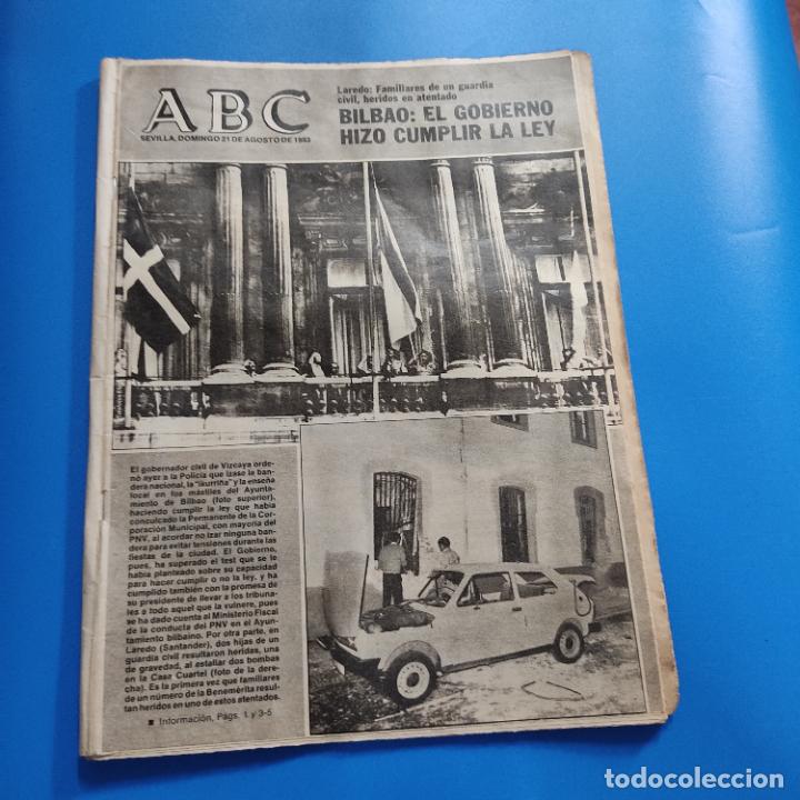 Coleccionismo de Revistas y Peri&oacute;dicos: ABC. N&ordm;. 24922. MANUEL FRAGA. FELIPE GONZALEZ. EMILIO MU&Ntilde;OZ. MONSE&Ntilde;OR DIAZ MERCHAN. LEER. VER.