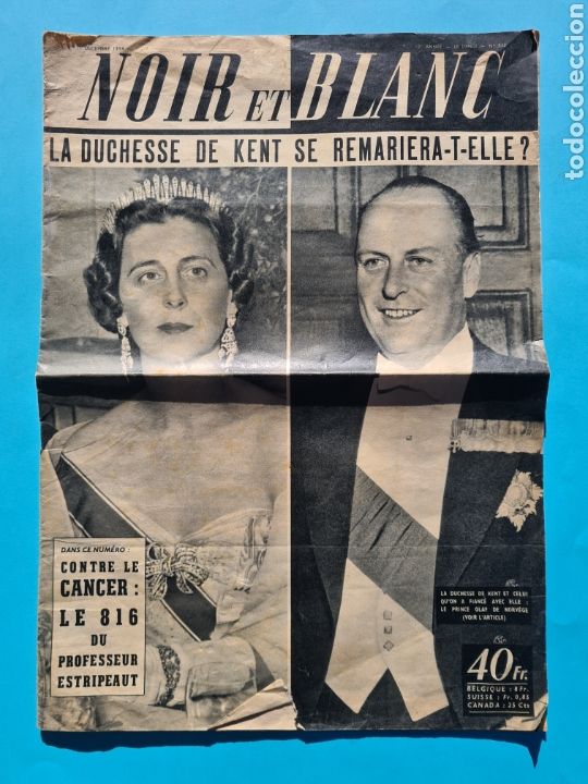 Collectionnisme de Revues et Journaux: NOIR ET BLANC (EN BLANCO Y NEGRO) - 27 DICIEMBRE 1954 - NUMEOROSAS E INTERESANTES FOTOGRAFIAS - VER