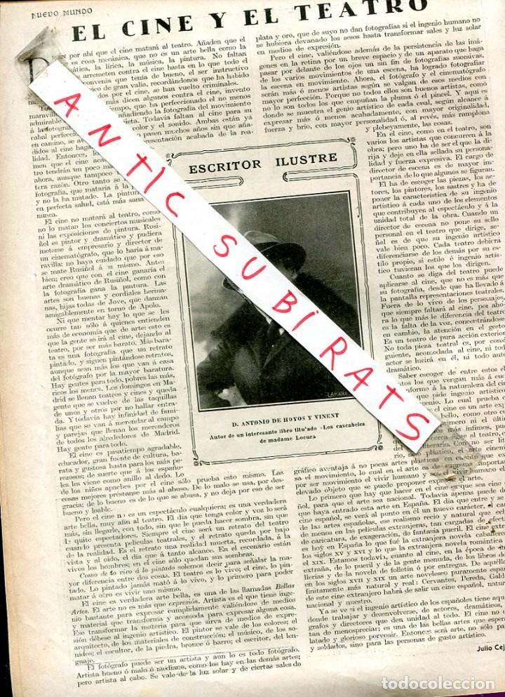 Coleccionismo de Revistas y Peri&oacute;dicos: REVISTA A&Ntilde;O 1917 ANTONIO DE HOYOS VINENT GERRI DE LA SAL DAROCA LIERDE FRANCISCO FLORES GARCIA