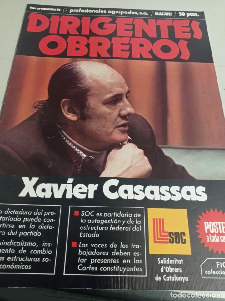 Collection Magazines and Newspapers: REVISTA DIRIGENTES OBREROS - N&ordm; 7 XAVIER CASASSAS ( SOLIDARITAT OBRERS CATALUNYA) REF. UR GAR